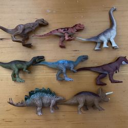 8 Jurassic Park Jurassic World Mini Action Dinos