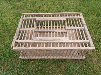Old Rustic Chicken Crate