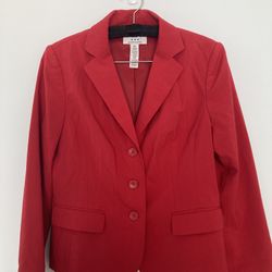Red Blazer Size 6P