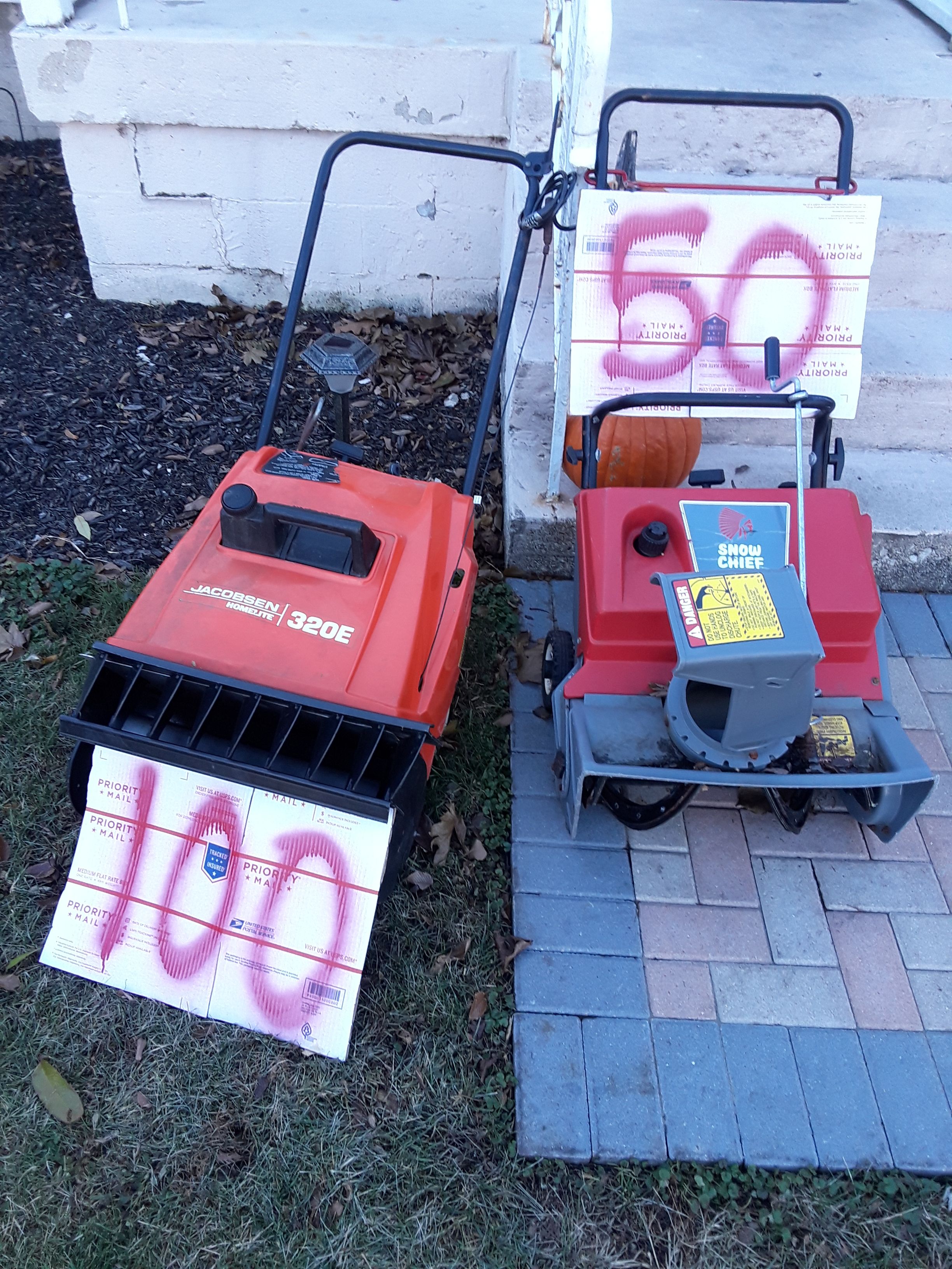 Snow blower electric start works great