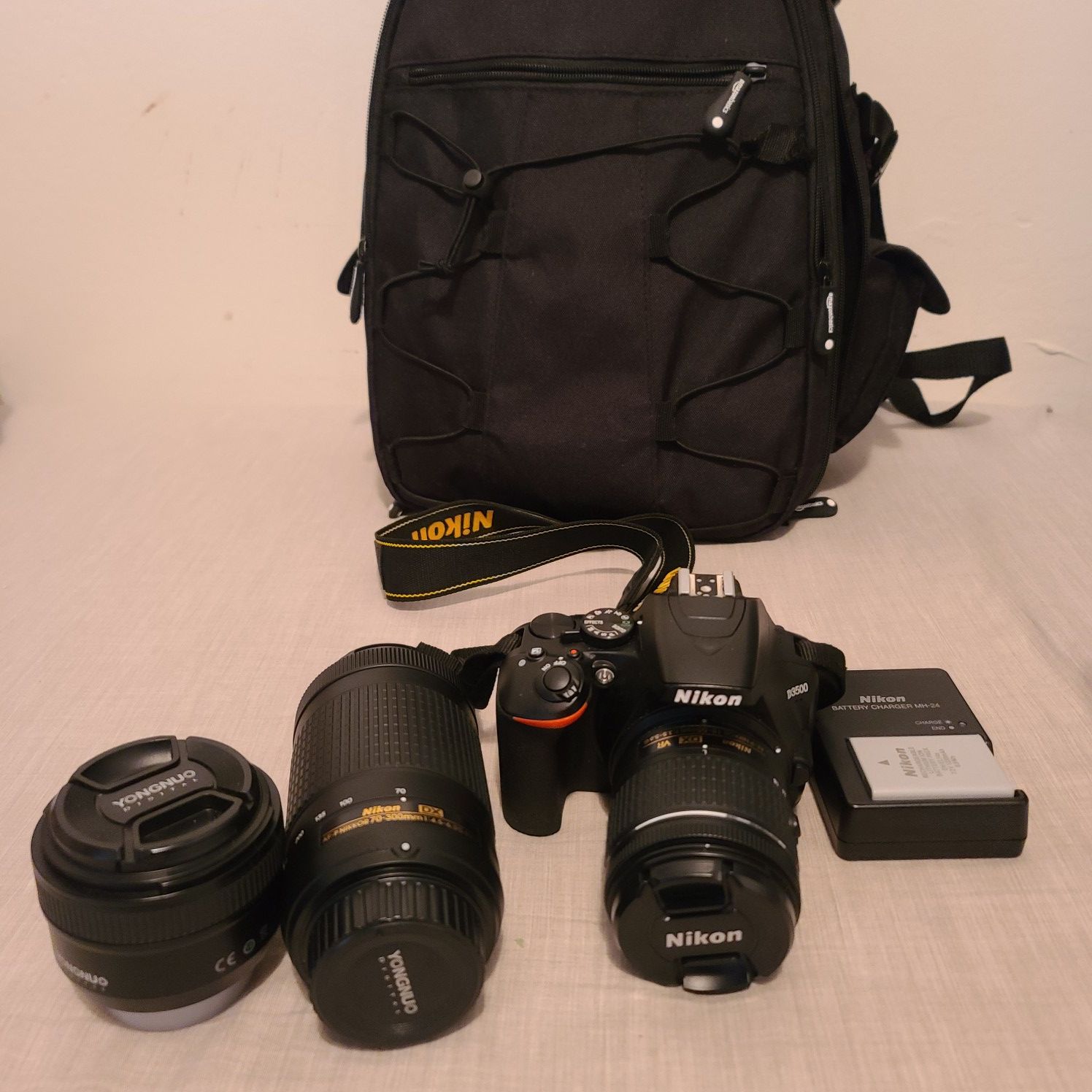 Nikon d3500 with extras