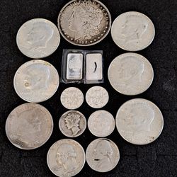 Silver/Coins & Bars as shown 