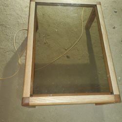 Glass Center Coffee Table 