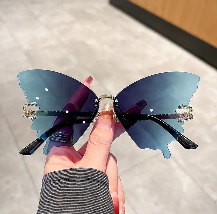 Darker Grey to Blue - Butterfly Stunna Shades