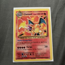 Pokémon Card (Near-Mint)Charizard Holo Rare XY Evolutions 2016