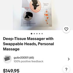 Sharper Image Deep Tissue Massager 