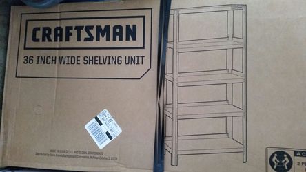 Craftsman 36 inch shelving unit