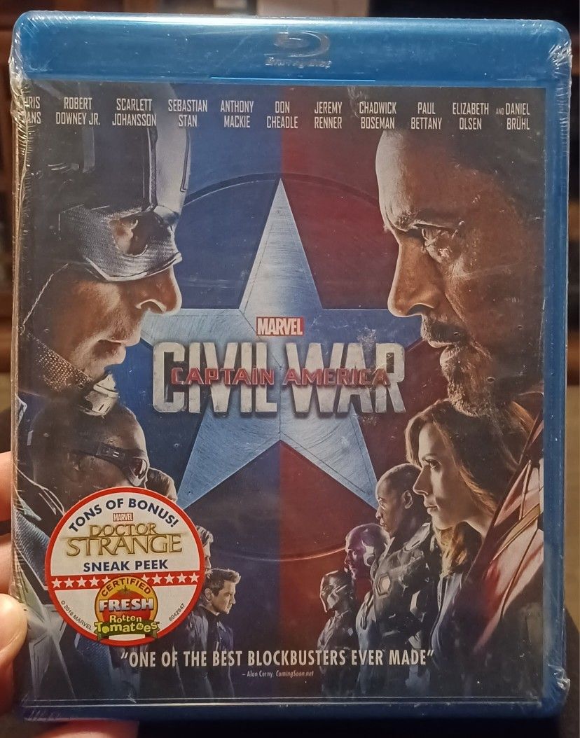Captain America Civil War Blu-ray