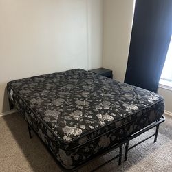 Queen size platform bed
