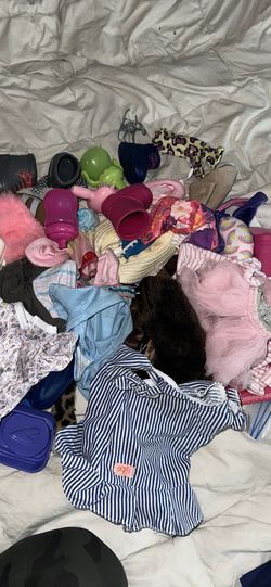 Doll clothes and shoes