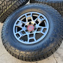 17" TRD PRO wheels Toyota Tacoma 4Runner Tundra Sequoia FJ tires rims