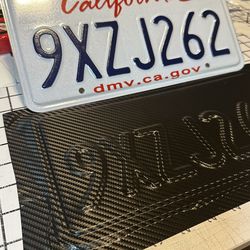 Custom Car plate wraps