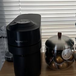 Nespresso Machine and Pod Holder