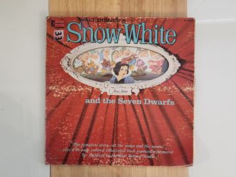 Disney Snow White And The Seven Dwarfs Magic Mirror Vinyl 1962