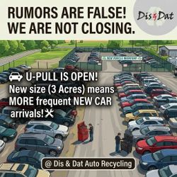 Dis & Dat Auto Recycling UPDATE