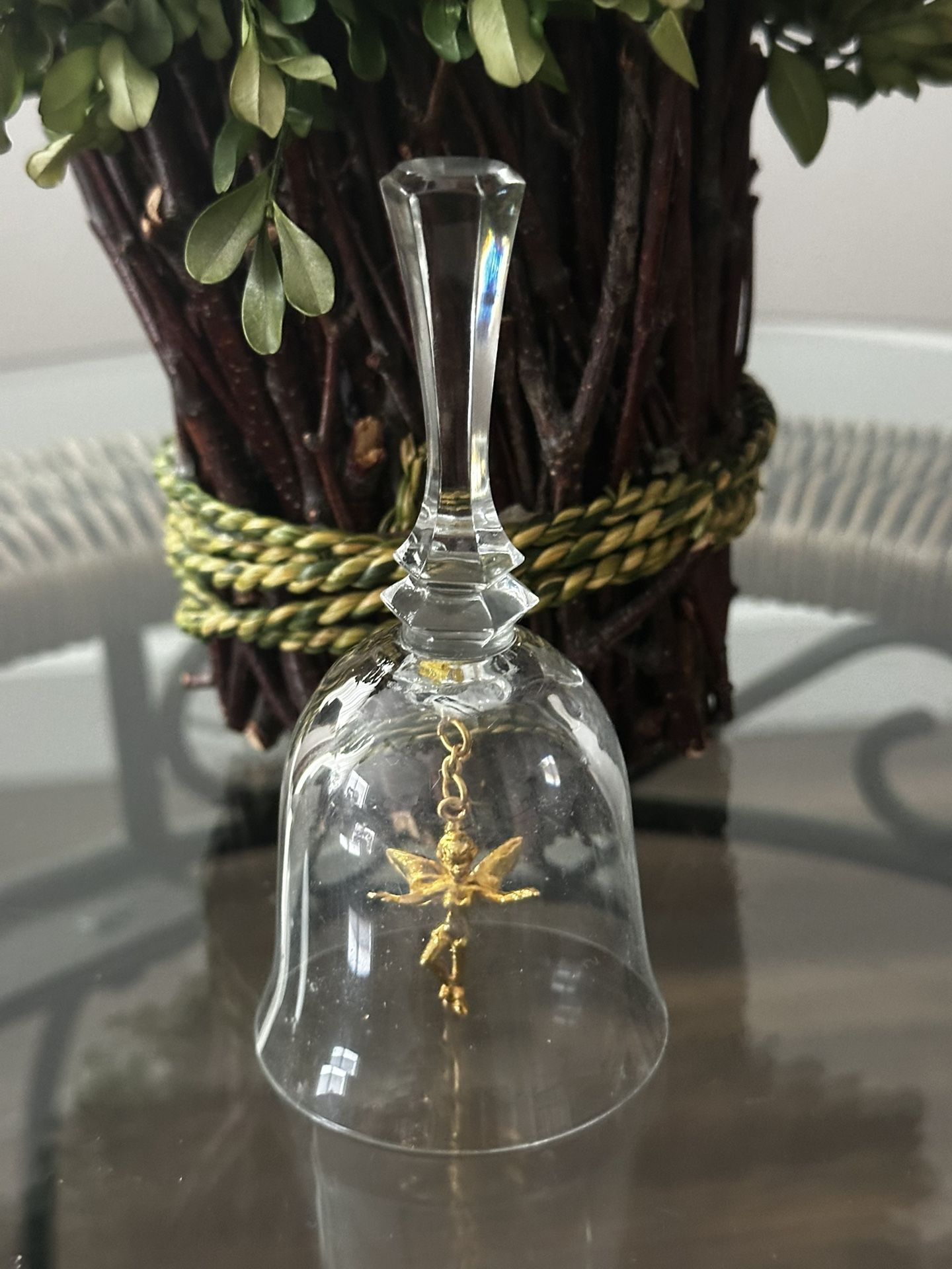 England Collectors Society Disney Crystal Character Bell (Tinker Bell) 1980's