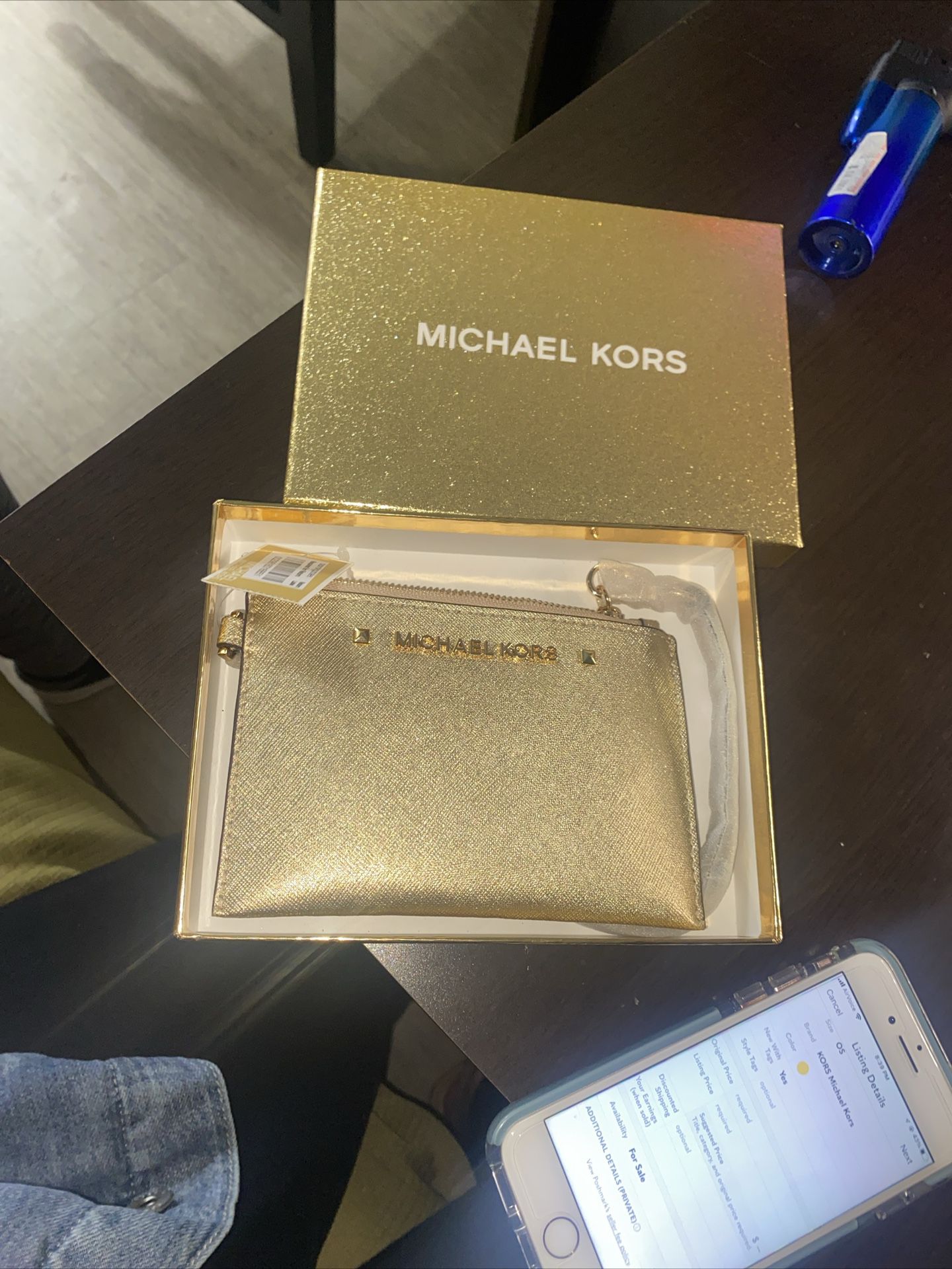 Michael Kors Wristlet Wallet in Gift Box. Condition is New with tags.