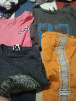 4 Harley Davidson shirts