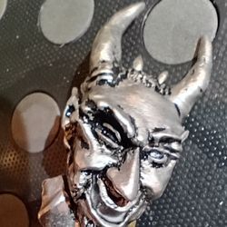 Vintage Rolling Stones enamel lapel pin from the Steel Wheels / Urban Jungle tour era (circa 1989–1990).