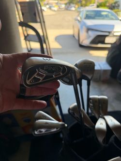 Ping G15 irons and Woods with bag