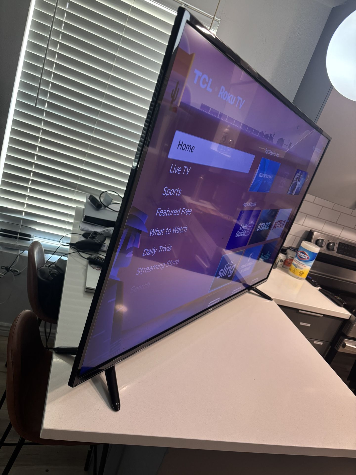TCL 65” Smart Roku TV