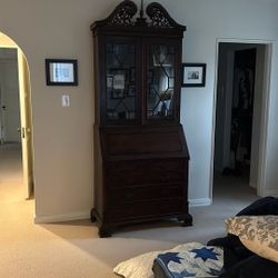 Gorgeous Ornate Secretary Desk