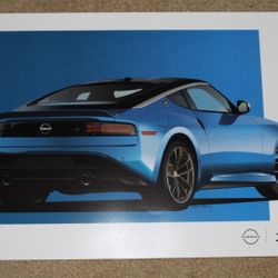 New Nissan Z Poster 18” X 12”