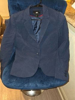 H&M navy blue women's blazer