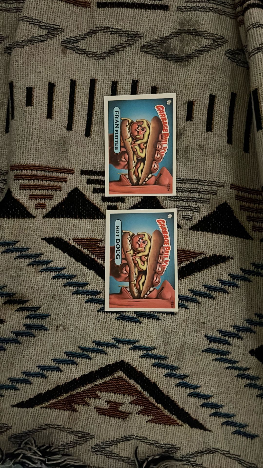 Garbage Pail Kids 185A 185B Trading Card Sticker