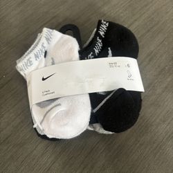 Nike Kids XXS No-Show Socks 6 Pack (Shoe 7C-10C)