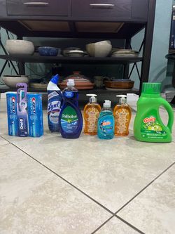 Gain, Crest, Oral B, Lysol, Softsoap, Palmolive