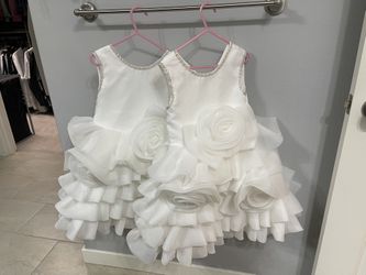 2 Flower Girl Dresses Size 4/5