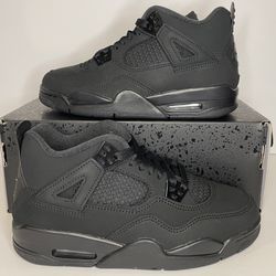 Nike Air Jordan 4 Retro Black Cat GS (2025) IB4171-010 Size 5.5Y/7W 