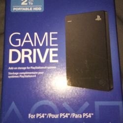 PS4  2TB Add On Storage GameDrive