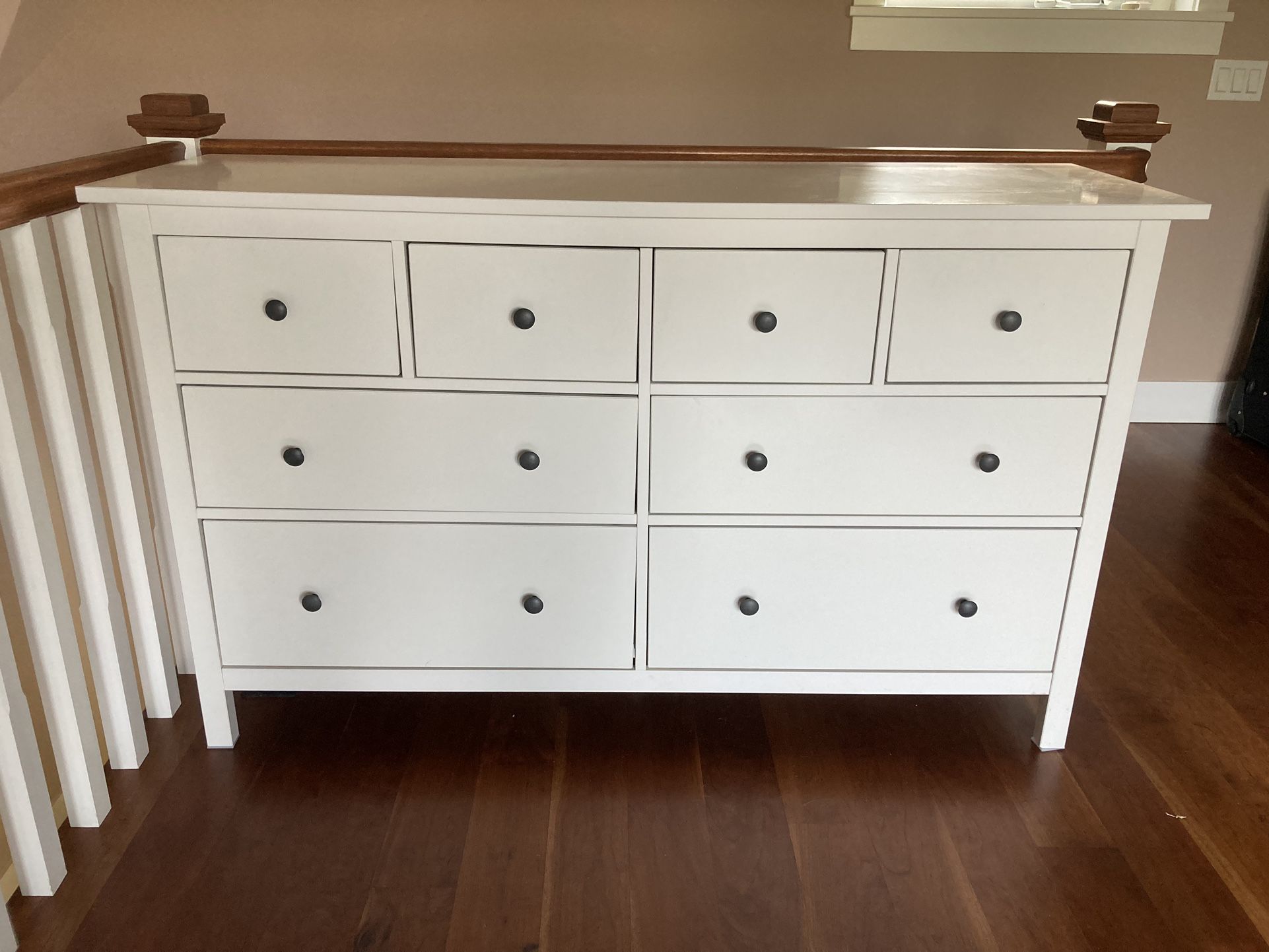 8 drawer ikea hemnes dresser Duo Ventures: The Nursery: Custom HEMNES 8-drawer dresser, black-brown, 63x373/4"
