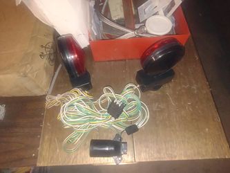 Magnetic Tow Lights With 7 Way Adapter