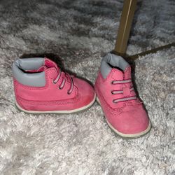 Timberland Pink Baby Boots Size 1  