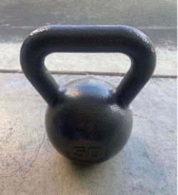 Athletic Works 50lb Kettlebell, Casting Iron, Durable
