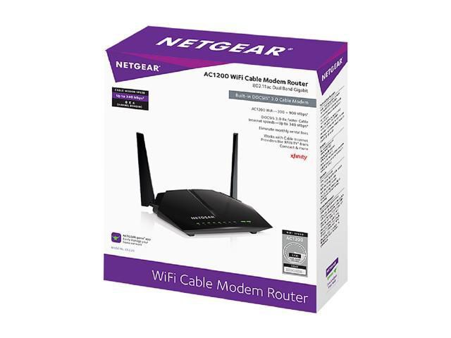 New Cable Modem WiFi Router Combo Netgear C6220 AC1200 WiFi Speed DOCSIS 3.0 Spectrum Comcast for Sale in Upper Arlngtn, OfferUp