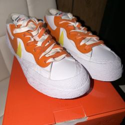 Nike Blazer Low Sacai White Magma Orange – Size 10 – DS