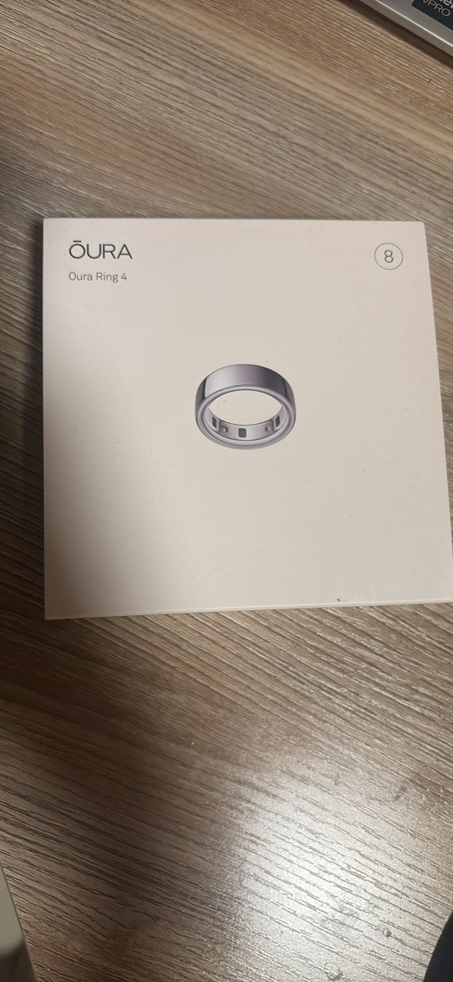 Oura Ring Size 8 - silver - New