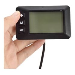 LCD-G51 Ebike LCD Display Meter 48V Electric Bicycle Computer Display LCD Control Panel 6-pin Waterprof Plug Speedometer for Electric Bike Montain Bik