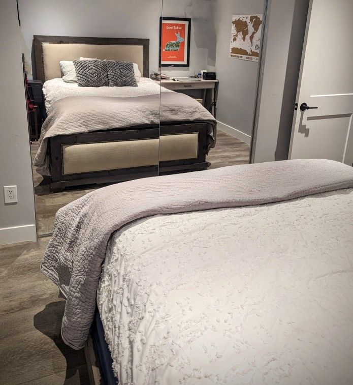 Queen Size Bed Frame LIVING SPACES