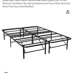 Queen Bed frame Metal Platform 