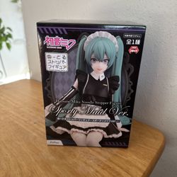 Furyu: Hatsune Miku - Noodle Stopper Figure - Sporty Maid Ver. NIB  