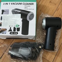 New* 3in 1 Mini Vacuum Cleaner 