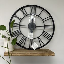NEW! Large Roman Numerals Wall Clock