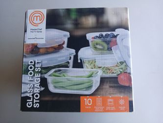 Master chef  glass food storage  set