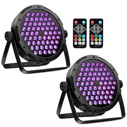 60LED RGB Stage Par Lights 2pc