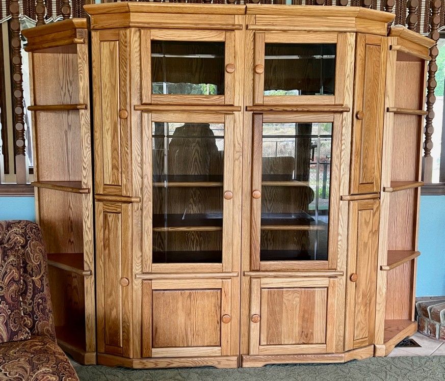 Solid Lighted Entertainment Center/Display Center